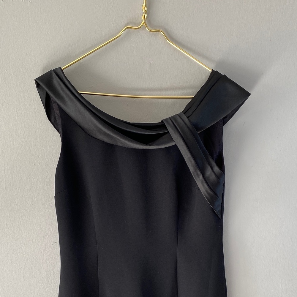 Donna Morgan Black Midi Dress - Picture 2 of 10